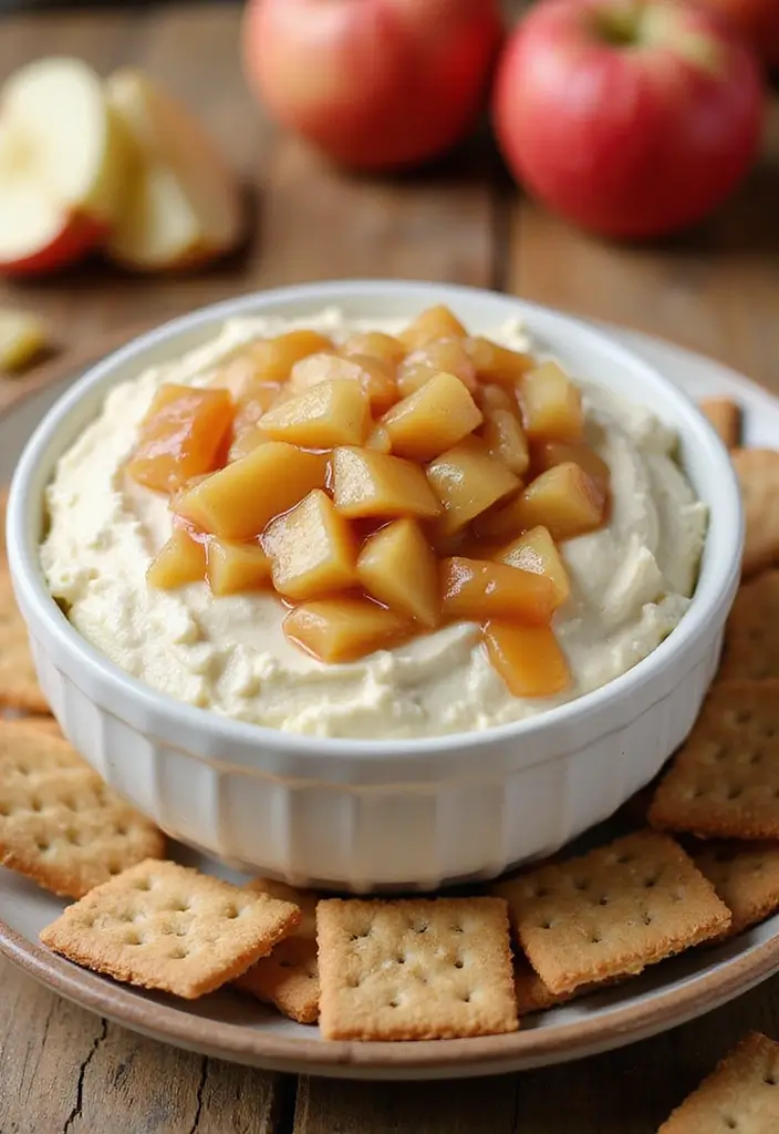 25 Canned Apple Pie Filling Dessert Recipes That Are Easy and Delicious 22 25 Canned Apple Pie Filling Dessert Recipes That Are Easy and Delicious - 4. Apple Pie Filling Cheesecake Dip