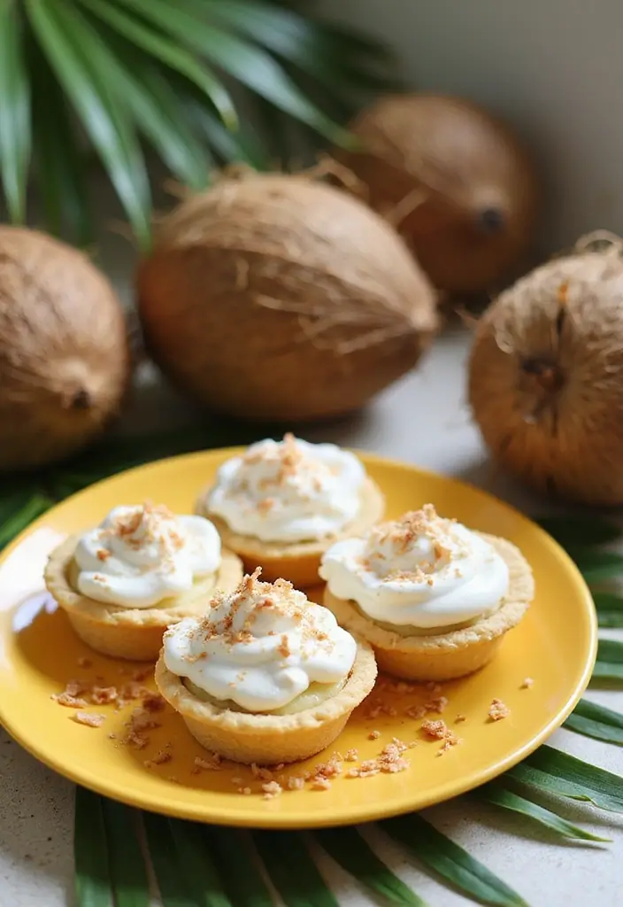 25 Dash Mini Pie Maker Recipes for Fun and Easy Baking - 12. Coconut Cream Mini Pies