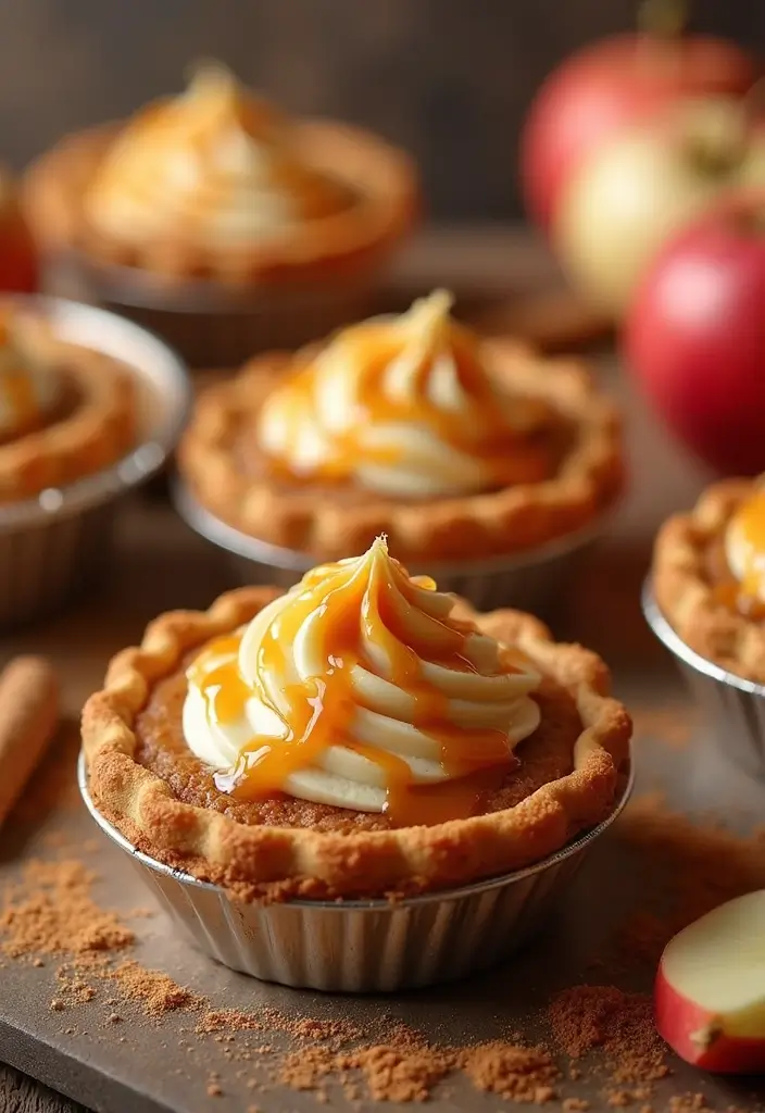 25 Dash Mini Pie Maker Recipes for Fun and Easy Baking - 19. Caramel Apple Mini Pies