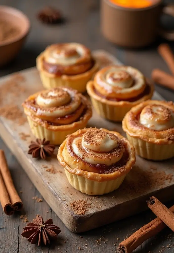 25 Dash Mini Pie Maker Recipes for Fun and Easy Baking - 23. Cinnamon Roll Mini Pies