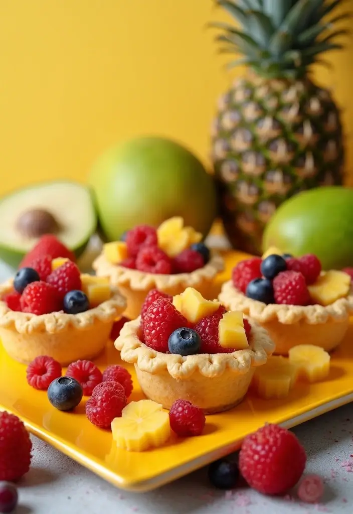 25 Dash Mini Pie Maker Recipes for Fun and Easy Baking - 24. Tropical Fruit Mini Pies
