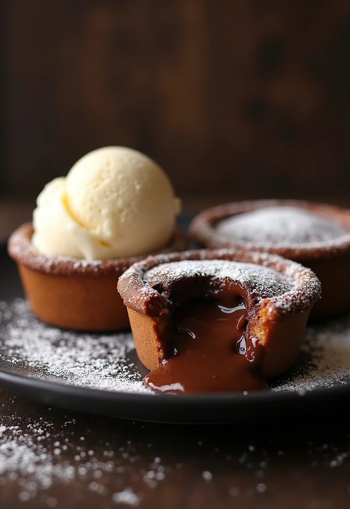 25 Dash Mini Pie Maker Recipes for Fun and Easy Baking - 25. Chocolate Lava Mini Pies