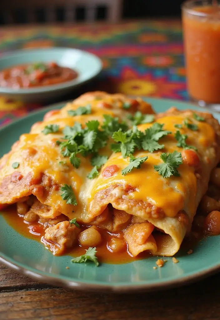 25 Leftover Chicken Pot Pie Recipes That Feel Fresh Again 22 25 Leftover Chicken Pot Pie Recipes That Feel Fresh Again - 4. Spicy Chicken Pot Pie Enchiladas