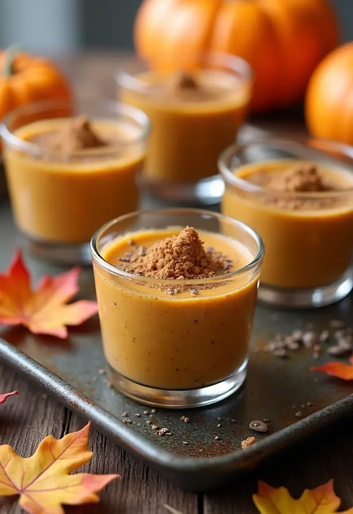 25 Low Calorie Pumpkin Pie Recipes That Still Taste Great - 2. No-Bake Pumpkin Chia Pie