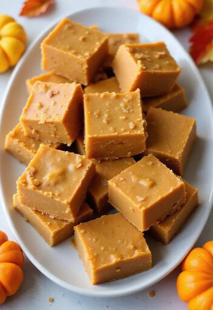 25 Low Calorie Pumpkin Pie Recipes That Still Taste Great - 22. Pumpkin Pie Fudge
