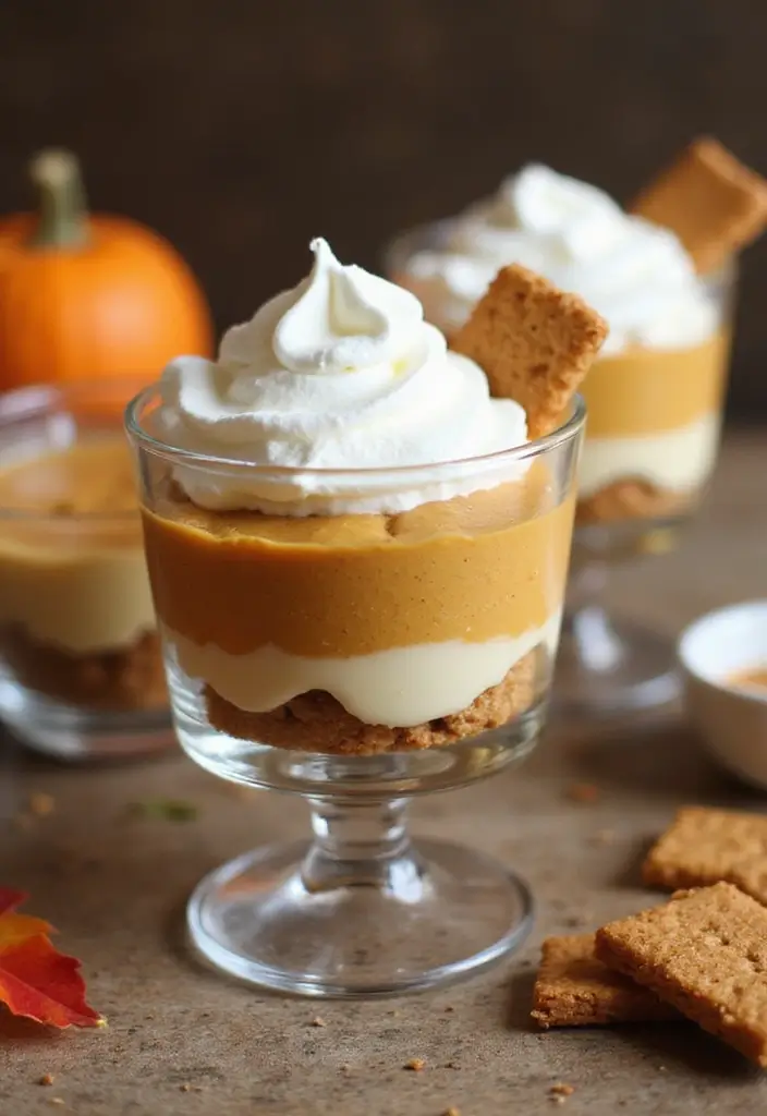 25 Low Calorie Pumpkin Pie Recipes That Still Taste Great - 24. Pumpkin Pie Parfait