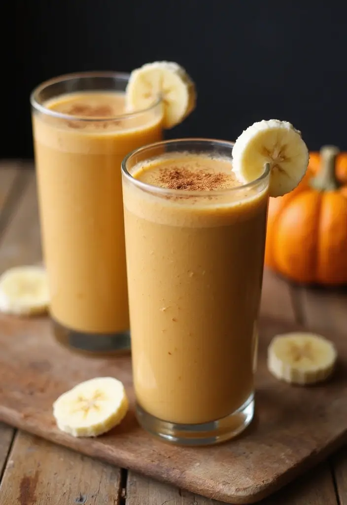 25 Low Calorie Pumpkin Pie Recipes That Still Taste Great - 7. Pumpkin Pie Smoothie