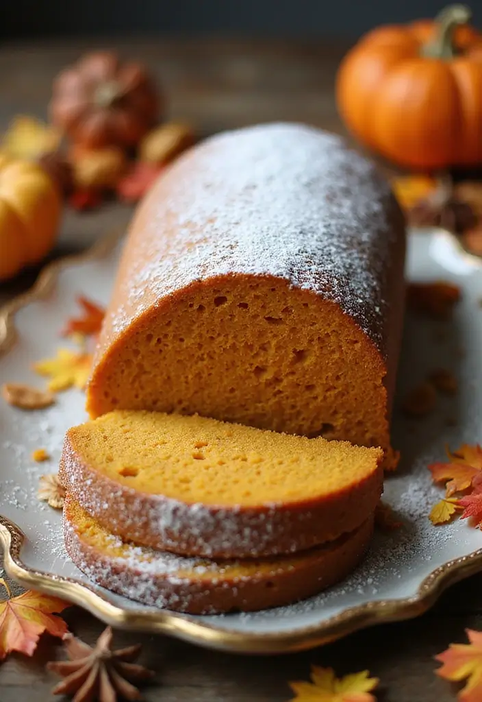 25 Low Calorie Pumpkin Pie Recipes That Still Taste Great - 8. Pumpkin Roll Cake