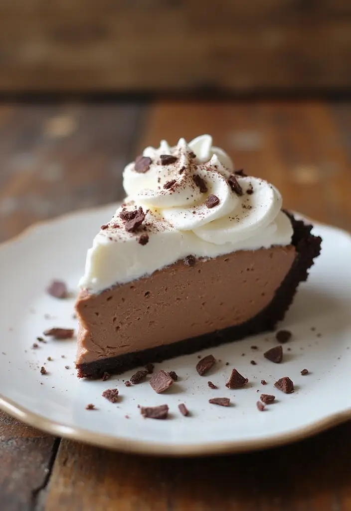 25 No Bake Chocolate Pie Recipes That Are Quick and Creamy 1 25 No Bake Chocolate Pie Recipes That Are Quick and Creamy - 1. Classic Chocolate Cream Pie