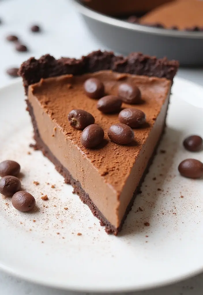 25 No Bake Chocolate Pie Recipes That Are Quick and Creamy 64 25 No Bake Chocolate Pie Recipes That Are Quick and Creamy - 10. Mocha No Bake Pie