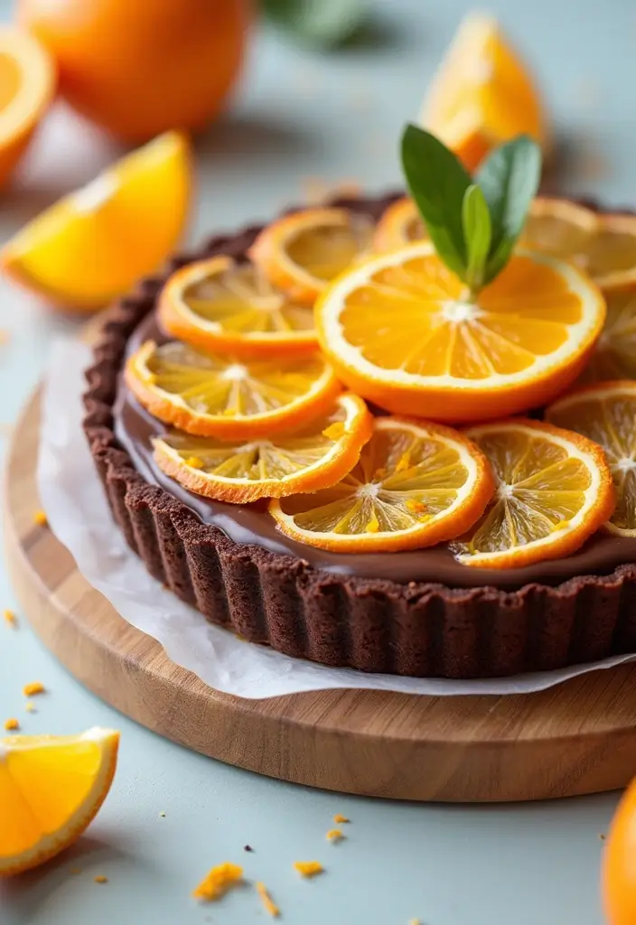 25 No Bake Chocolate Pie Recipes That Are Quick and Creamy 85 25 No Bake Chocolate Pie Recipes That Are Quick and Creamy - 13. Chocolate Orange No Bake Pie