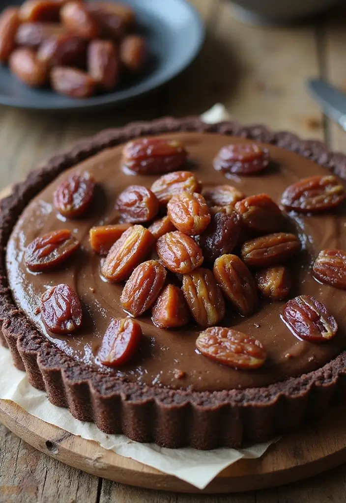 25 No Bake Chocolate Pie Recipes That Are Quick and Creamy 106 25 No Bake Chocolate Pie Recipes That Are Quick and Creamy - 16. Chocolate Date No Bake Pie