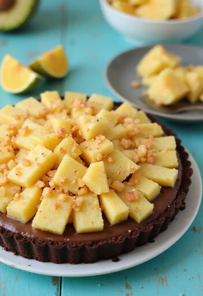 25 No Bake Chocolate Pie Recipes That Are Quick and Creamy 134 25 No Bake Chocolate Pie Recipes That Are Quick and Creamy - 20. Chocolate Pineapple No Bake Pie