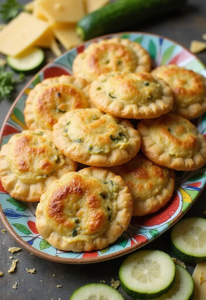 25 Pampered Chef Hand Pie Maker Recipes for Quick Pastries 121 25 Pampered Chef Hand Pie Maker Recipes for Quick Pastries - 21. Zucchini and Cheese Pies