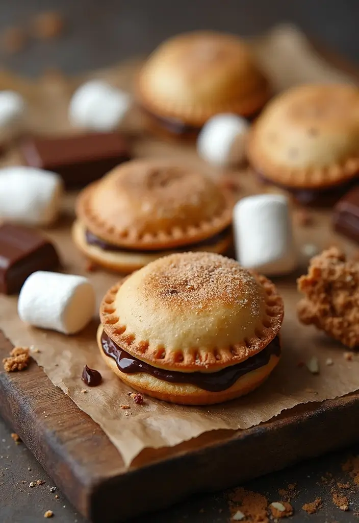 25 Pampered Chef Hand Pie Maker Recipes for Quick Pastries 140 25 Pampered Chef Hand Pie Maker Recipes for Quick Pastries - 24. S’mores Hand Pies