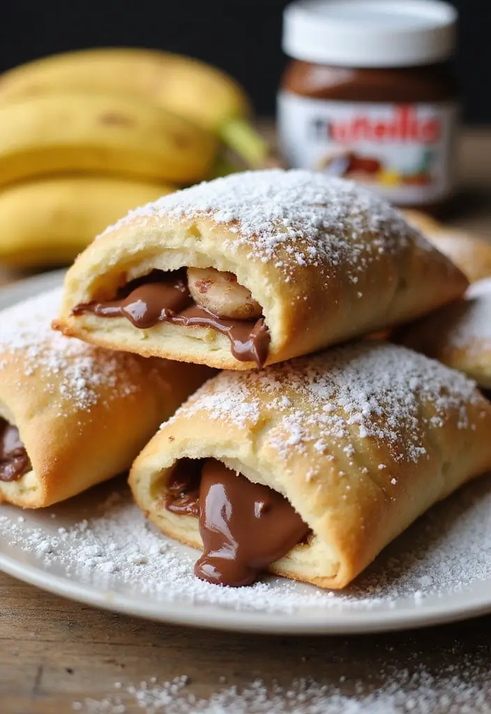 25 Pampered Chef Hand Pie Maker Recipes for Quick Pastries 27 25 Pampered Chef Hand Pie Maker Recipes for Quick Pastries - 5. Nutella Banana Treats