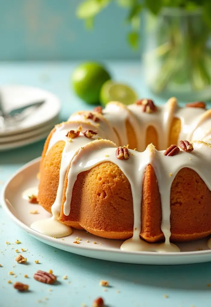 25 Pecan Pie Pound Cake Recipes That Are Pure Comfort 155 25 Pecan Pie Pound Cake Recipes That Are Pure Comfort - 25. Key Lime Pecan Pound Cake