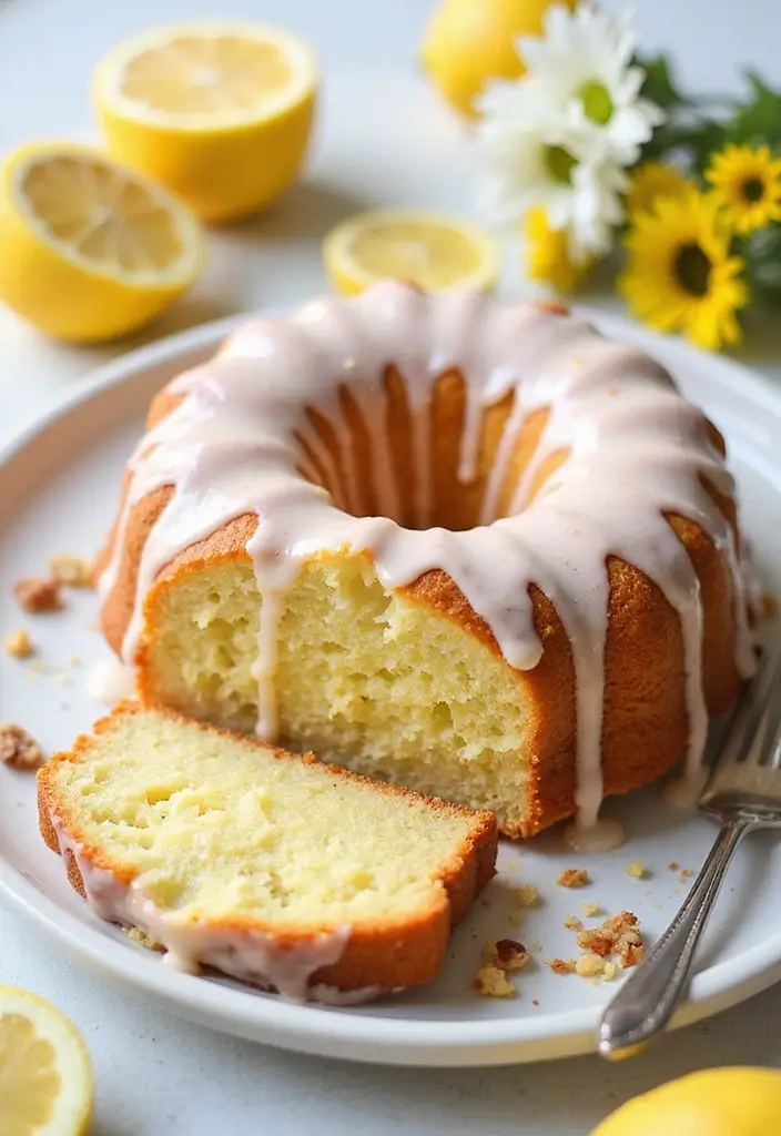 25 Pecan Pie Pound Cake Recipes That Are Pure Comfort 27 25 Pecan Pie Pound Cake Recipes That Are Pure Comfort - 5. Lemon Pecan Pound Cake