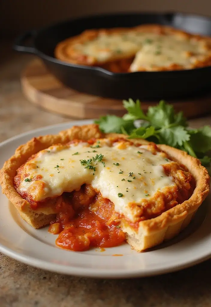 25 Pie Crust Recipes for Dinner That Go Beyond Sweets 67 25 Pie Crust Recipes for Dinner That Go Beyond Sweets - 11. Chicken Parmesan Pie