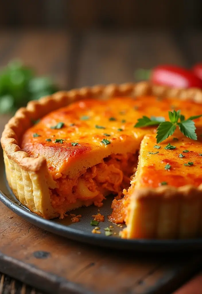 25 Pie Crust Recipes for Dinner That Go Beyond Sweets 157 25 Pie Crust Recipes for Dinner That Go Beyond Sweets - 25. Buffalo Chicken Pie