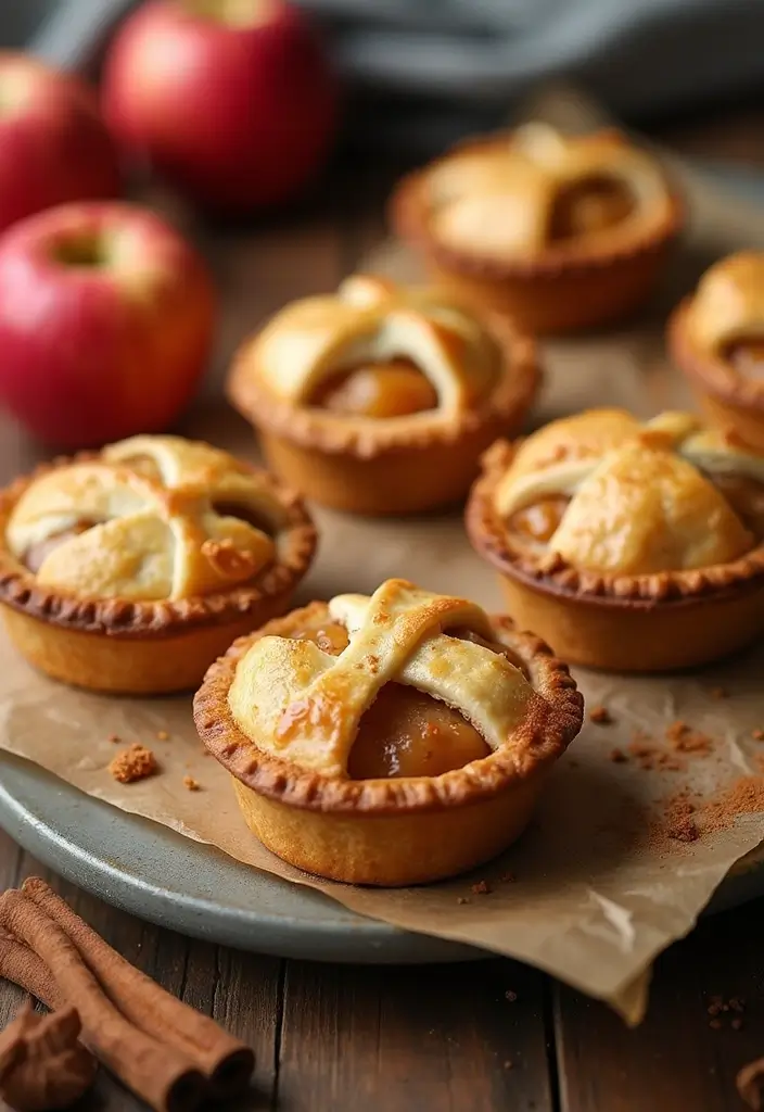 25 Pillsbury Mini Pie Crust Recipes That Are Easy and Adorable - 1. Classic Mini Apple Pies