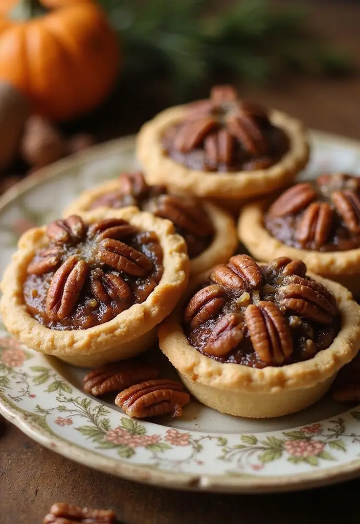 25 Pillsbury Mini Pie Crust Recipes That Are Easy and Adorable - 16. Mini Pecan Pies