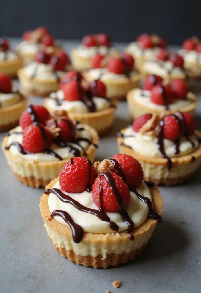 25 Pillsbury Mini Pie Crust Recipes That Are Easy and Adorable - 19. Mini Cheesecake Pies