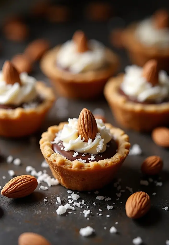 25 Pillsbury Mini Pie Crust Recipes That Are Easy and Adorable - 20. Mini Almond Joy Pies