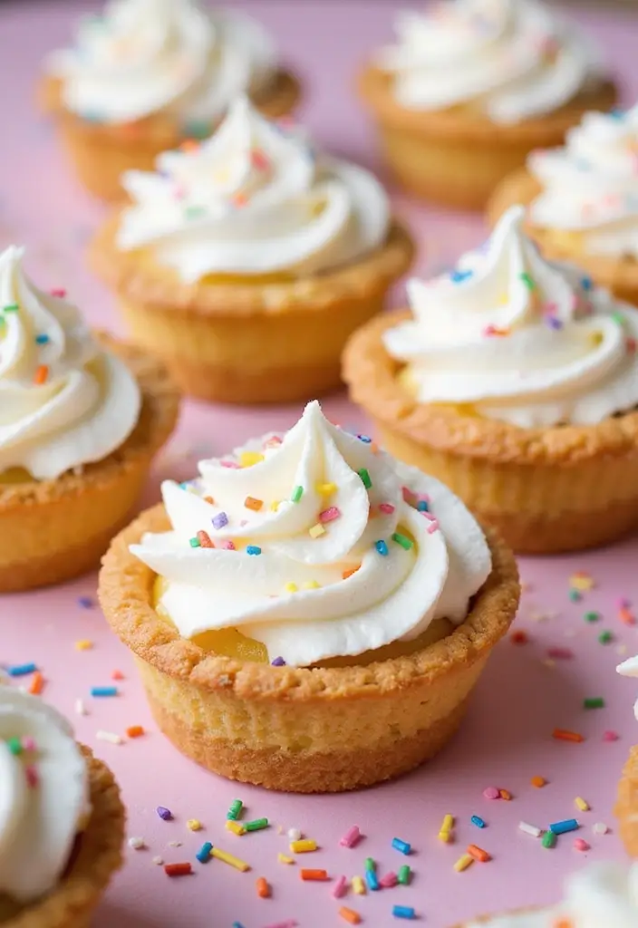 25 Pillsbury Mini Pie Crust Recipes That Are Easy and Adorable - 22. Mini Birthday Cake Pies