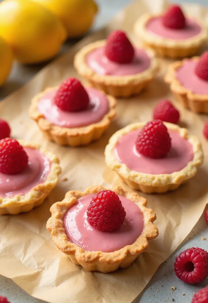 25 Pillsbury Mini Pie Crust Recipes That Are Easy and Adorable - 24. Mini Raspberry Lemonade Pies