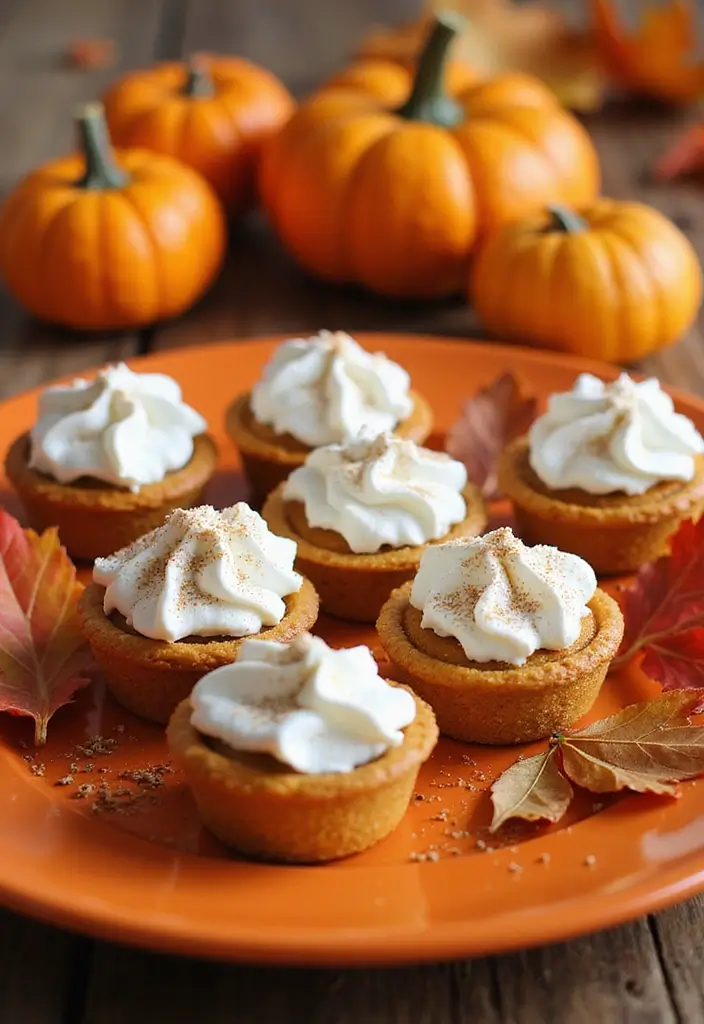 25 Pillsbury Mini Pie Crust Recipes That Are Easy and Adorable - 5. Pumpkin Spice Mini Pies