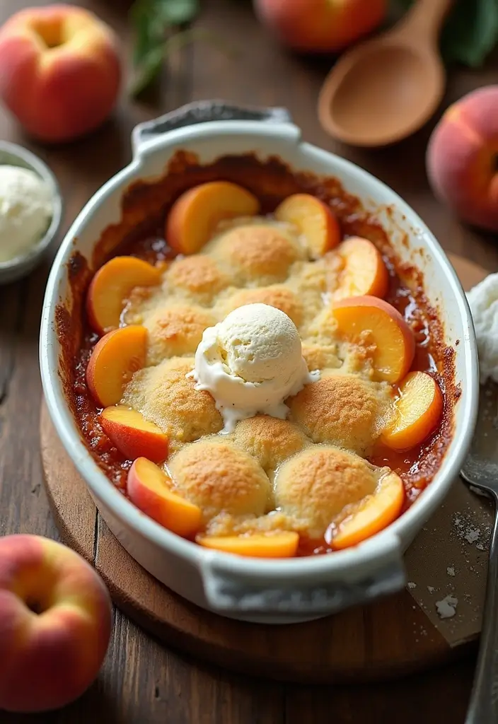 25 Recipes Using Peach Pie Filling That Are Warm and Comforting - 1. Peach Cobbler