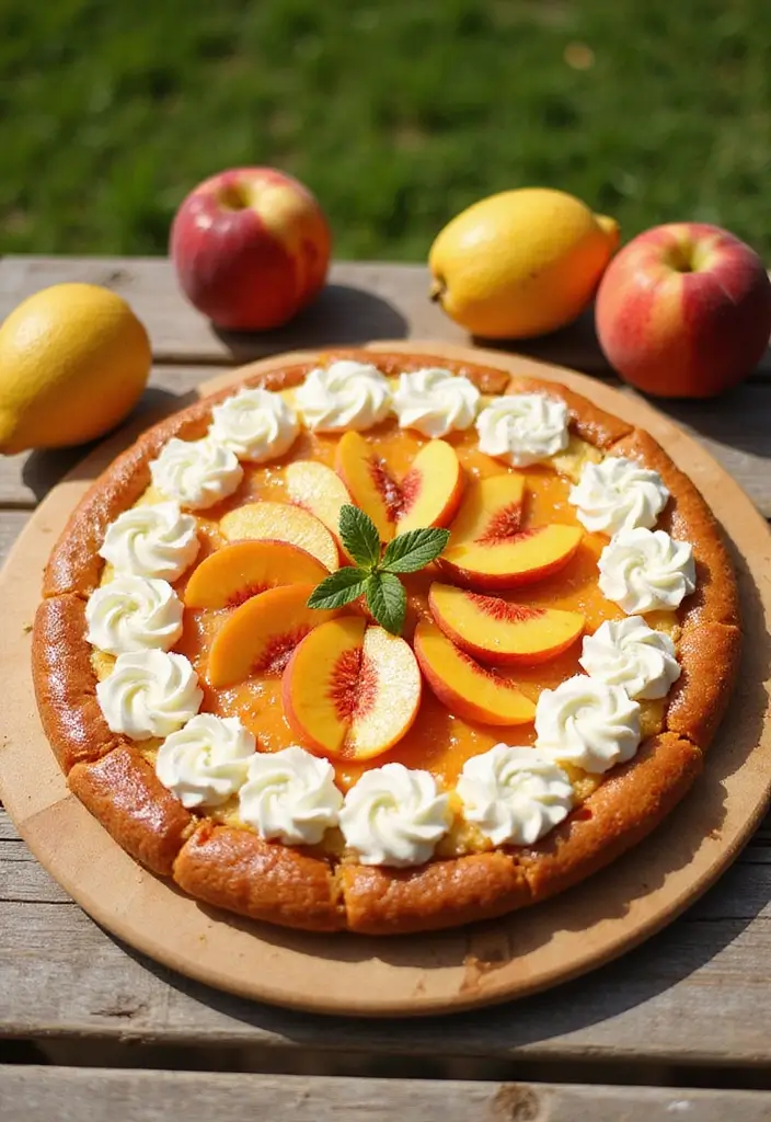 25 Recipes Using Peach Pie Filling That Are Warm and Comforting - 11. Peach Fruit Pizza