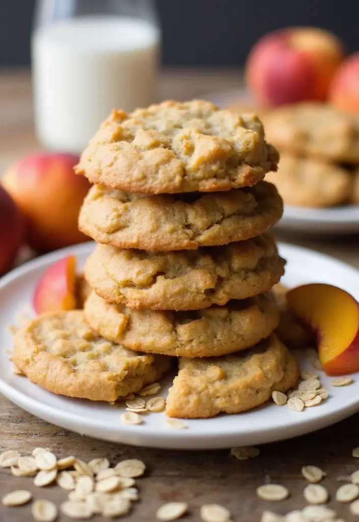 25 Recipes Using Peach Pie Filling That Are Warm and Comforting - 12. Peach Oatmeal Cookies