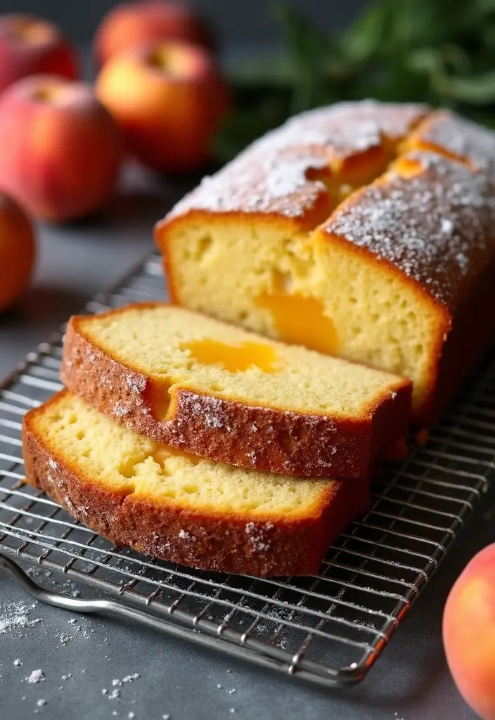 25 Recipes Using Peach Pie Filling That Are Warm and Comforting - 13. Peach Pound Cake