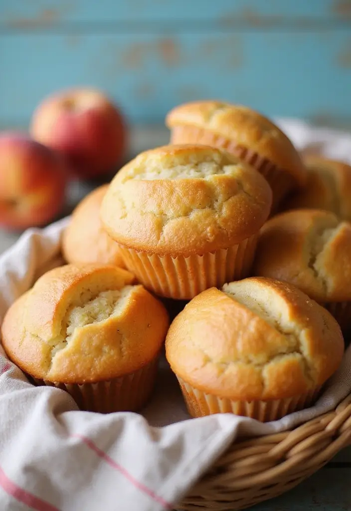 25 Recipes Using Peach Pie Filling That Are Warm and Comforting - 19. Peach Muffins