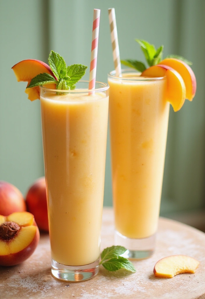 25 Recipes Using Peach Pie Filling That Are Warm and Comforting - 20. Peach Smoothie