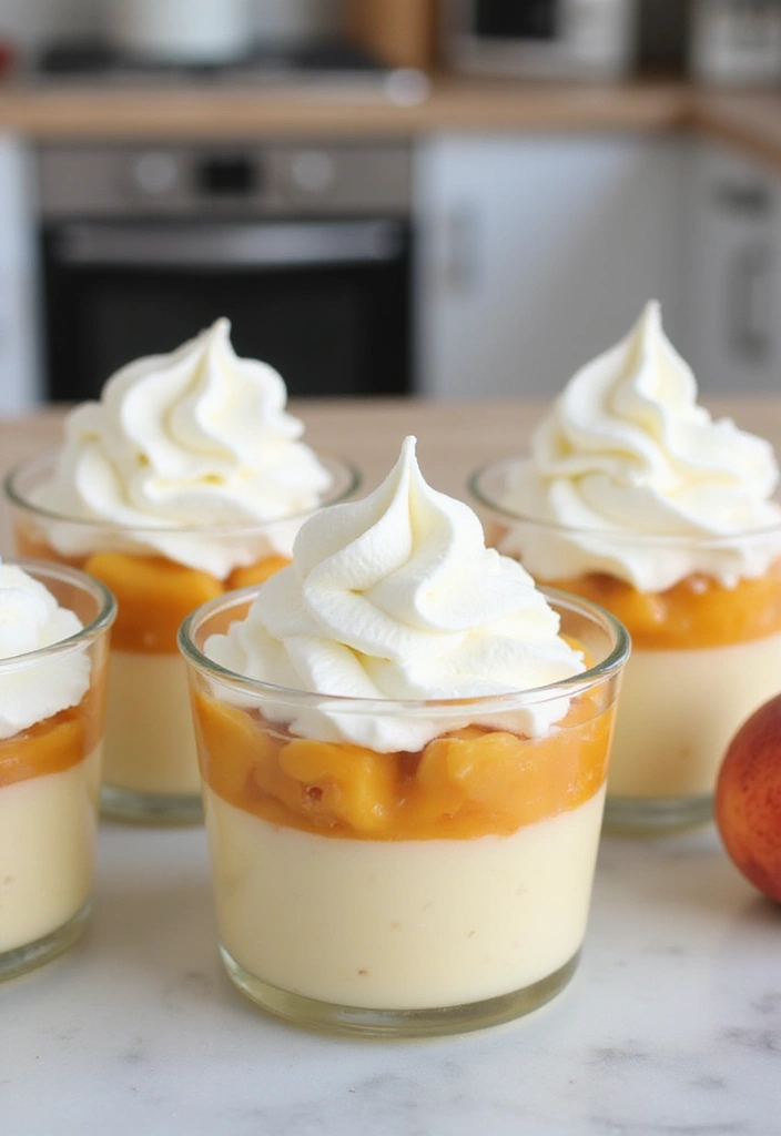 25 Recipes Using Peach Pie Filling That Are Warm and Comforting - 22. Peach Pudding Cups