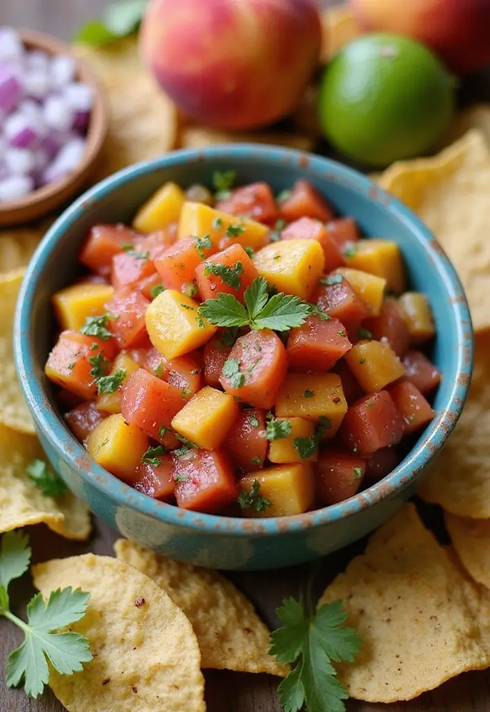 25 Recipes Using Peach Pie Filling That Are Warm and Comforting - 23. Peach Salsa