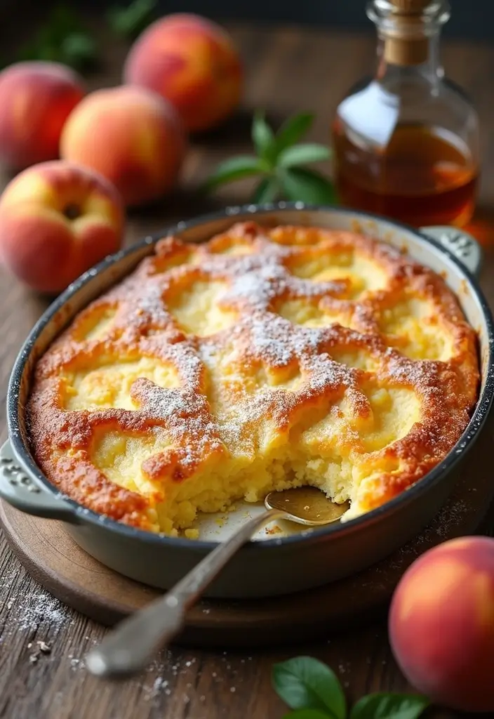 25 Recipes Using Peach Pie Filling That Are Warm and Comforting - 3. Peach Breakfast Bake
