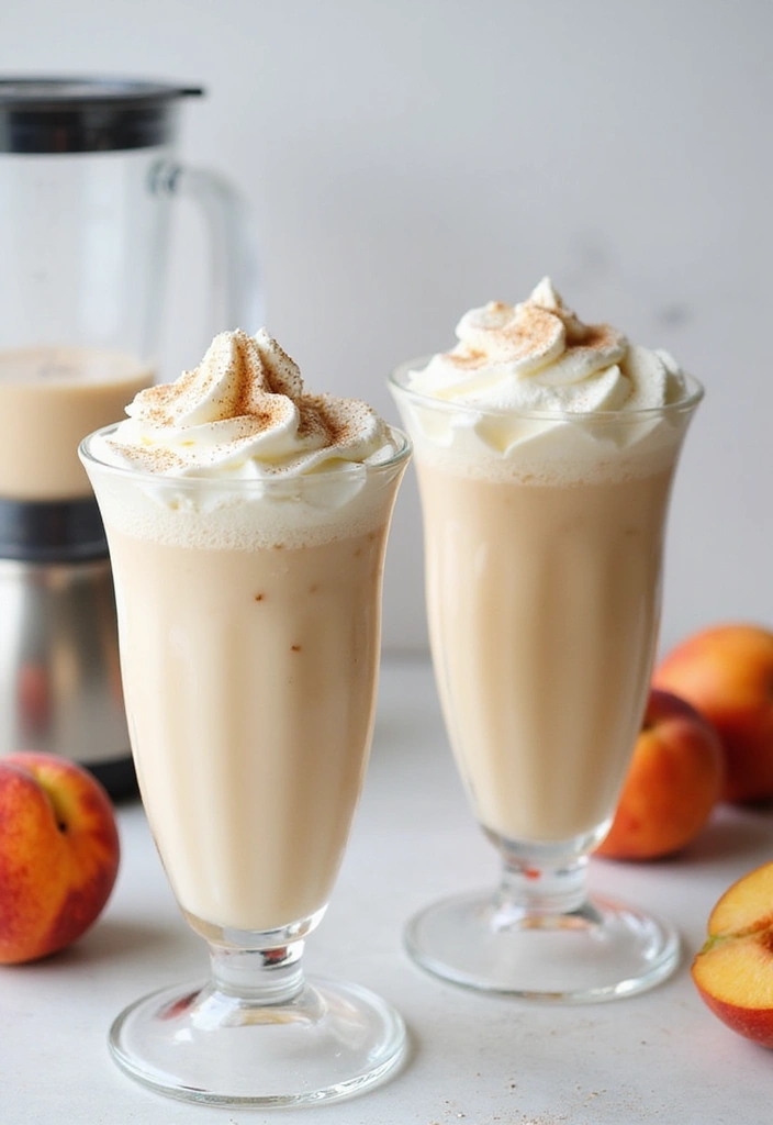 25 Recipes Using Peach Pie Filling That Are Warm and Comforting - 5. Peach Pie Milkshake