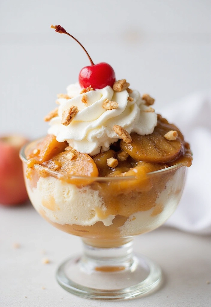 25 Recipes with Apple Pie Filling for Simple Homemade Treats 36 25 Recipes with Apple Pie Filling for Simple Homemade Treats - 6. Apple Pie Filling Ice Cream Sundae