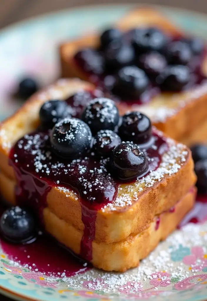 25 Recipes with Blueberry Pie Filling for Breakfast or Dessert 69 25 Recipes with Blueberry Pie Filling for Breakfast or Dessert - 11. Blueberry Pie French Toast