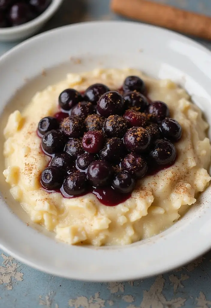 25 Recipes with Blueberry Pie Filling for Breakfast or Dessert 91 25 Recipes with Blueberry Pie Filling for Breakfast or Dessert - 15. Blueberry Flavored Rice Pudding