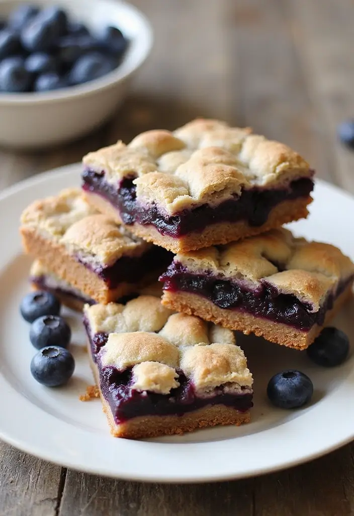 25 Recipes with Blueberry Pie Filling for Breakfast or Dessert 98 25 Recipes with Blueberry Pie Filling for Breakfast or Dessert - 16. Blueberry Pie Breakfast Bars