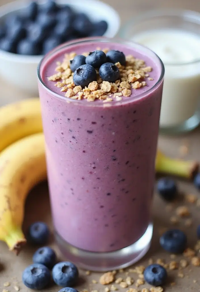 25 Recipes with Blueberry Pie Filling for Breakfast or Dessert 8 25 Recipes with Blueberry Pie Filling for Breakfast or Dessert - 2. Blueberry Pie Smoothie