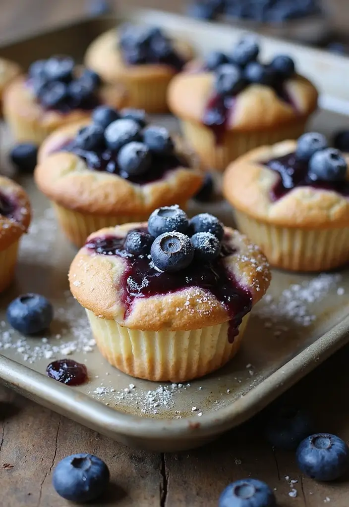 25 Recipes with Blueberry Pie Filling for Breakfast or Dessert 127 25 Recipes with Blueberry Pie Filling for Breakfast or Dessert - 21. Blueberry Pie Muffin Tops