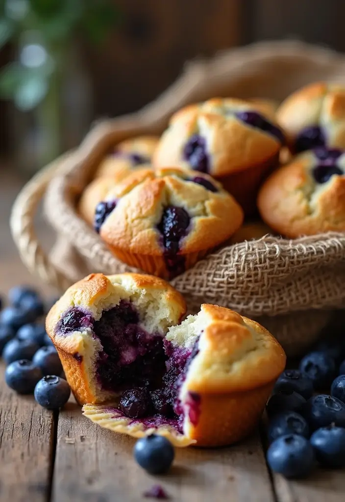 25 Recipes with Blueberry Pie Filling for Breakfast or Dessert 22 25 Recipes with Blueberry Pie Filling for Breakfast or Dessert - 4. Blueberry Muffins with Pie Filling