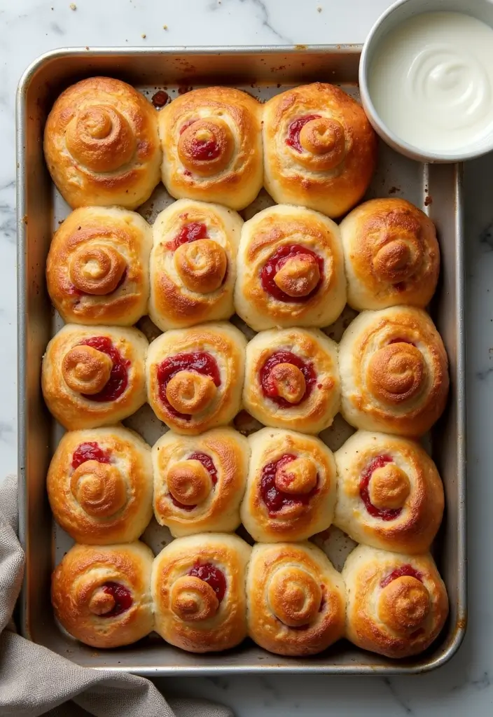 25 Recipes with Raspberry Pie Filling That Taste Fresh and Fruity 149 25 Recipes with Raspberry Pie Filling That Taste Fresh and Fruity - 23. Raspberry Pie Filling Pizza Rolls