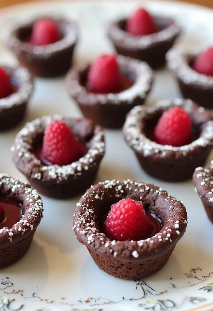 25 Recipes with Raspberry Pie Filling That Taste Fresh and Fruity 161 25 Recipes with Raspberry Pie Filling That Taste Fresh and Fruity - 25. Raspberry Pie Filling Brownie Cups